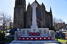 War Memorial and Church
