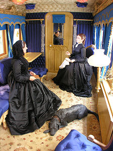 Inside the Royal Carriage