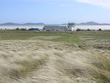 Barra Airport From the Dunes to the West