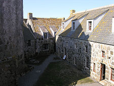 Courtyard from the Wall-Walk