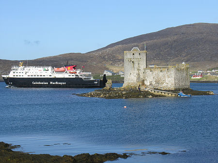 Kisimul Castle Being Passed by the Oban Ferry