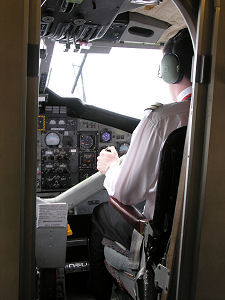 Co Pilot and Cockpit