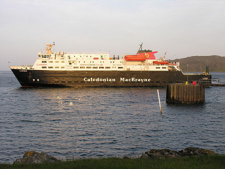 An Evening Arrival by Clansman at Lochboisdale