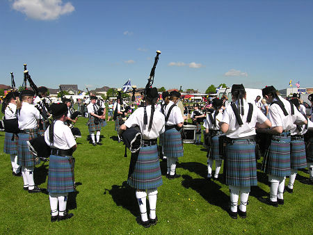 One of the Pipe Bands Competing