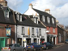 Shops in Beauly's Main Square