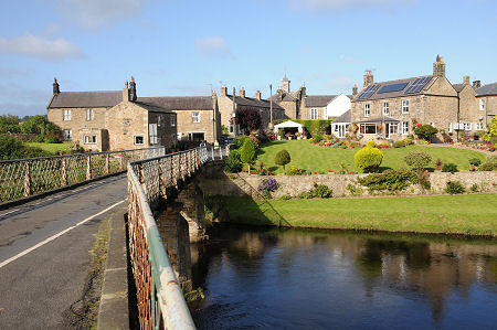 Wark Seen from the Bridge Over the River North Tyne