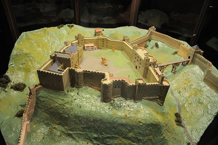 Model of Berwick Castle in the Berwick Borough Museum