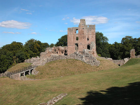 Great Tower and Inner Ward from the Outer Ward
