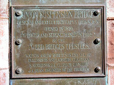 Plaque at East End