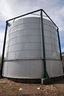 One of the Two Gasholders