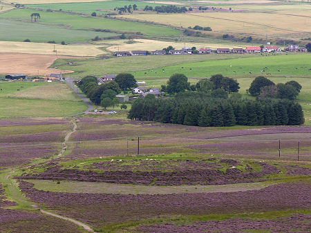 Fallburn Hill Fort Seen from Higher on the Tinto Path
