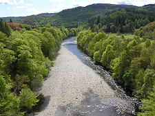 The River Garry South of the Pass