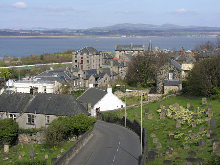Bo'ness from the South, with the River Forth in the Background