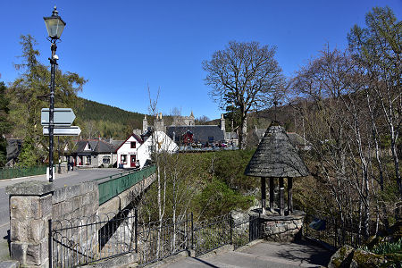Bridge Over the Cluny Water in the Heart of Braemar