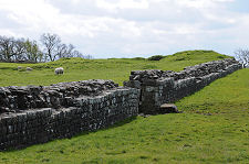 West Wall of Birdoswald Roman Fort
