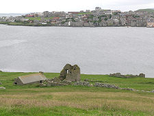 Old Haa and View Across to Lerwick