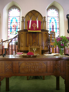 Pulpit and Communion Table
