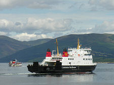 MV Bute and the Waverley in Rothesay Bay