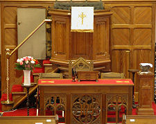 Pulpit and Communion Table