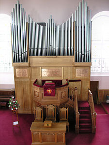 Pulpit & Organ from the Gallery