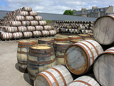 Casks Waiting to be Filled