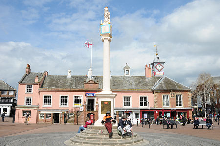 Carlisle's Old Town Hall and Market Cross