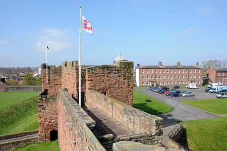 Carlisle Castle: The Outer Gatehouse and Outer Ward