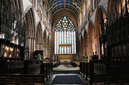 In the Choir, Looking Towards the East End of the  Church