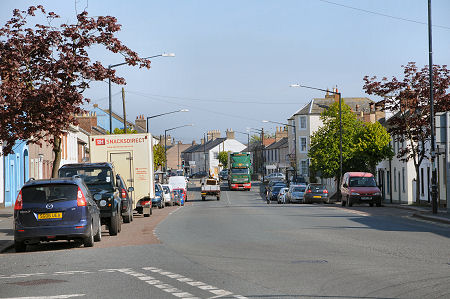 Longtown's Main Street, English Street, from the South