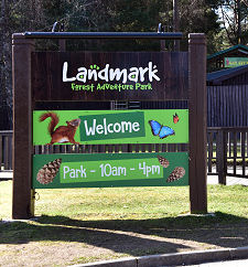 Landmark Welcome Sign