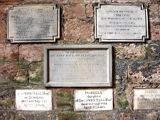 Hall Family Grave Markers, South Transept