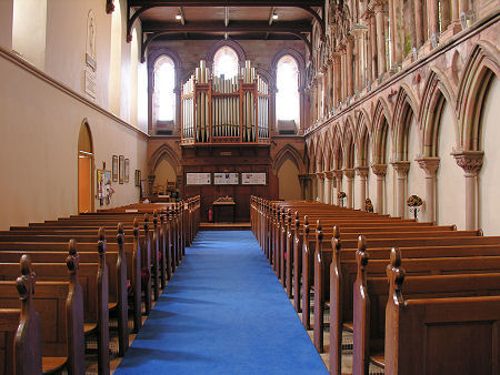 Interior of the Priory, Looking West