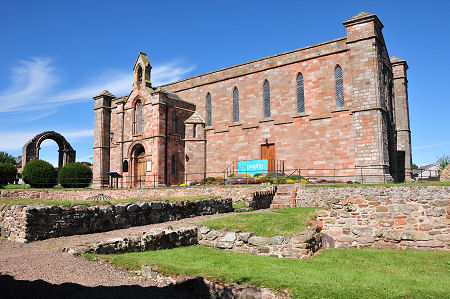 Coldingham Priory from the South-East
