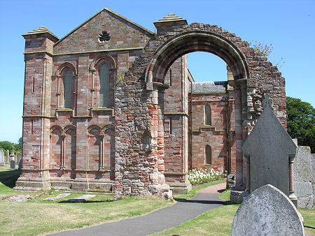 Coldingham Priory from the West