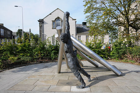 Statue of a Miner in Lochgelly Square