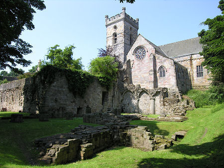 Culross Abbey from the South-East