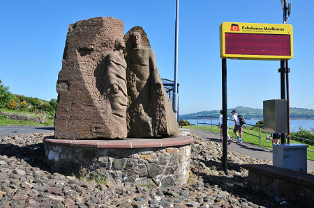 Statues at Cumbrae Slip