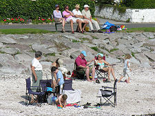 Holidaymakers on the Beach