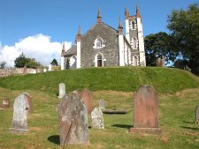 Dalry Parish Church from Churchyard