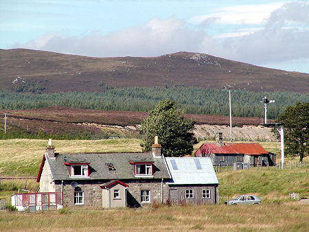 Cottages and Railway Line, Dalwhinnie