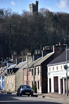 Hill Street and Hector MacDonald Monument