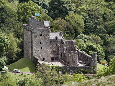 Castle Campbell from the Hillside Above