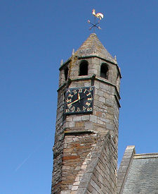 The Tower With The Clock in Place