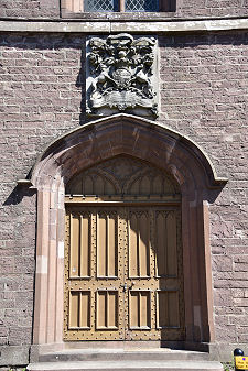 Church Door and Crest