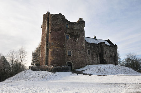 Winter is Coming: Doune Castle After Snow