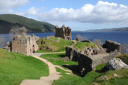 Urquhart Castle from the Summit