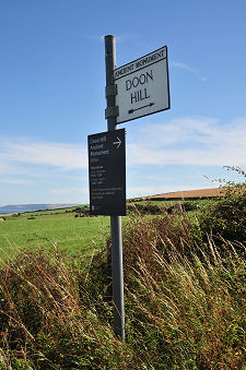 Sign at Foot of Track to Car Park