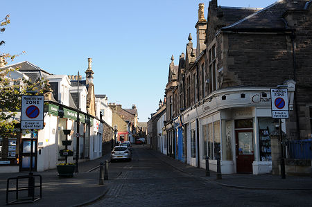 Early Morning View Up Dunblane High Street