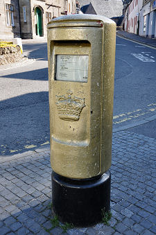 Sir Andy Murray's Gold Postbox