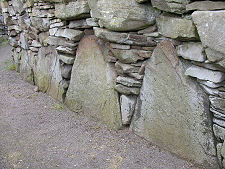 Triangular Stones in Wall